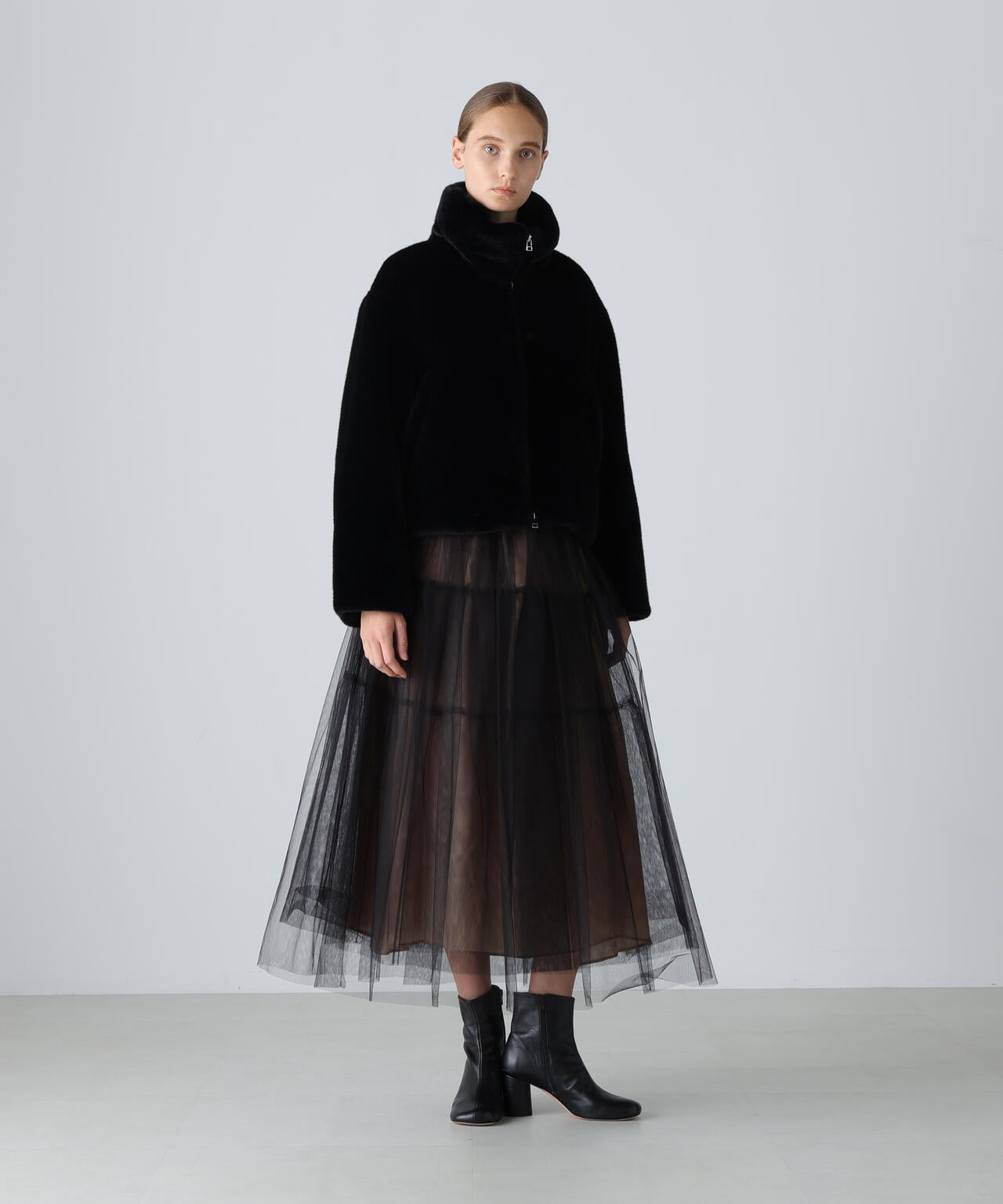 ブライトチュールスカート