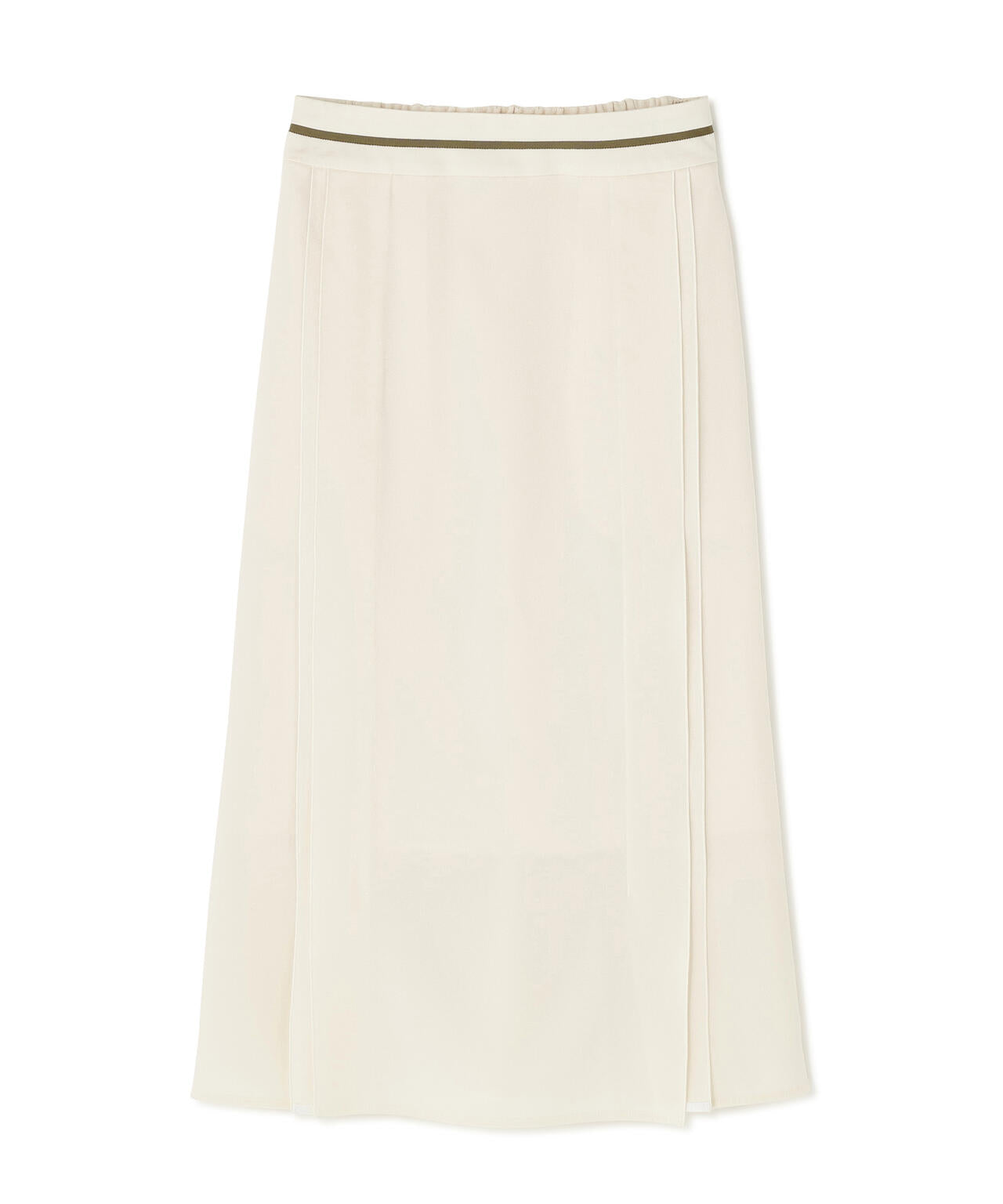 バックサテンジョーゼットスカート