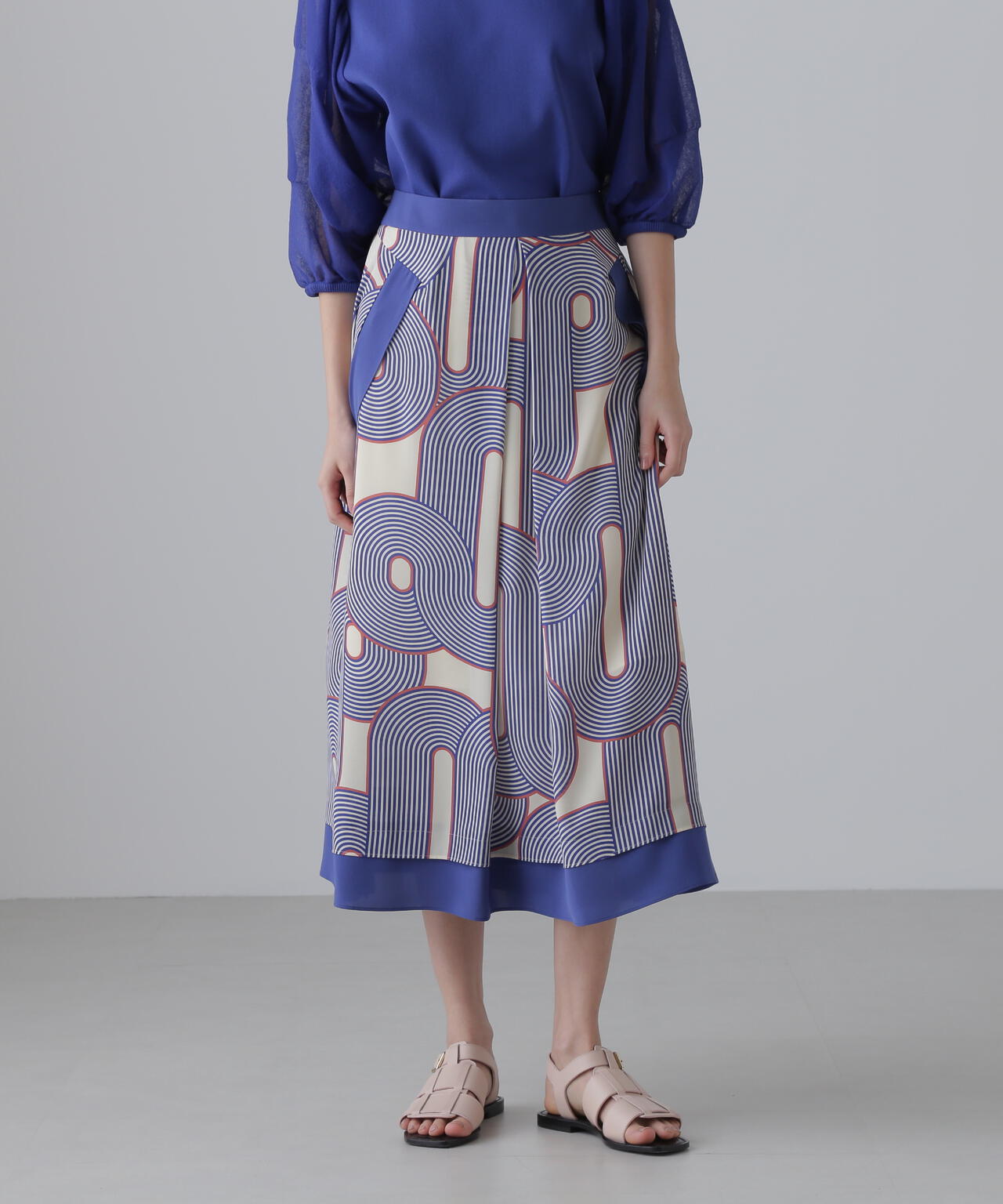 メイズプリントスカート