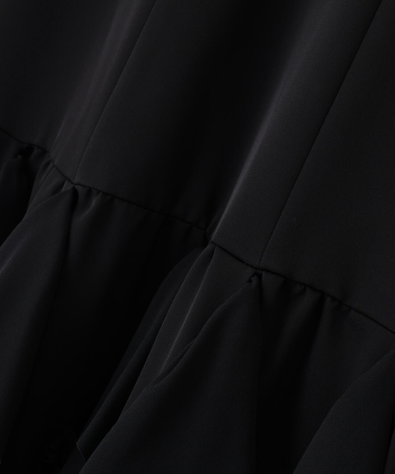 <BLACK LABEL>シルキーツイルスカート