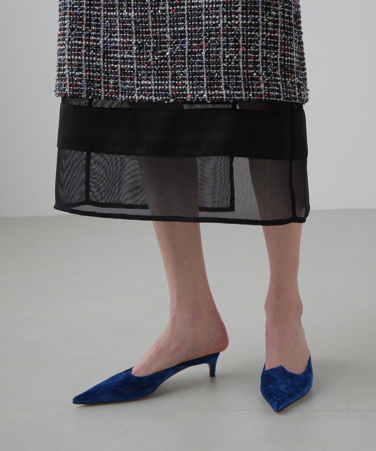 <20周年記念>トリコロールツィードスカート