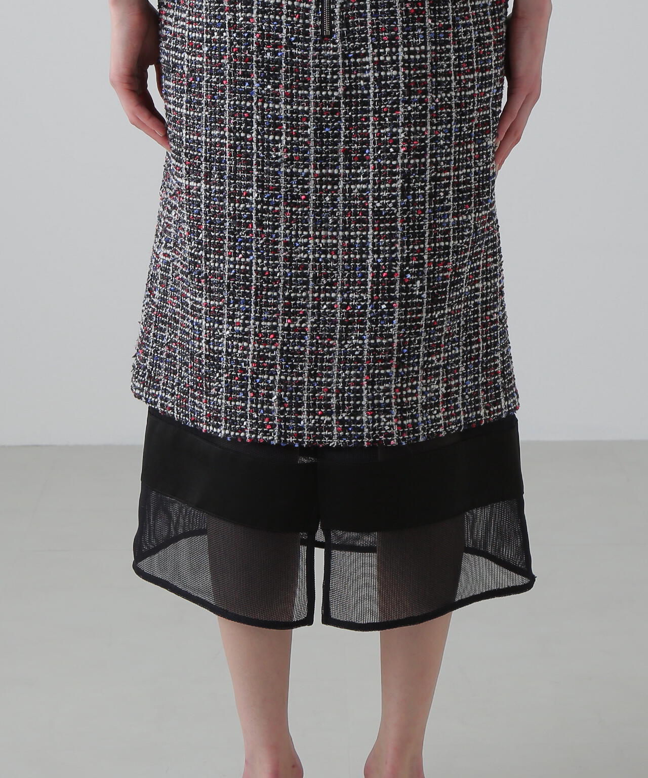 <20周年記念>トリコロールツィードスカート