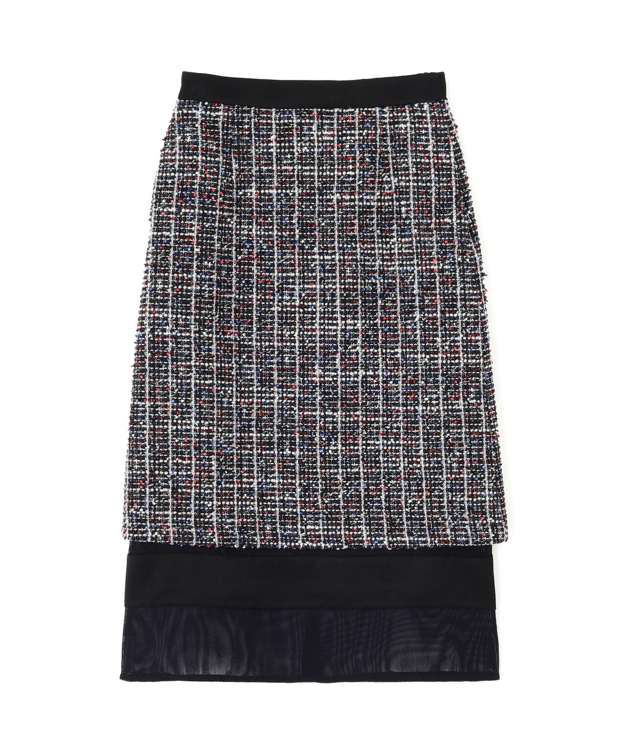 <20周年記念>トリコロールツィードスカート