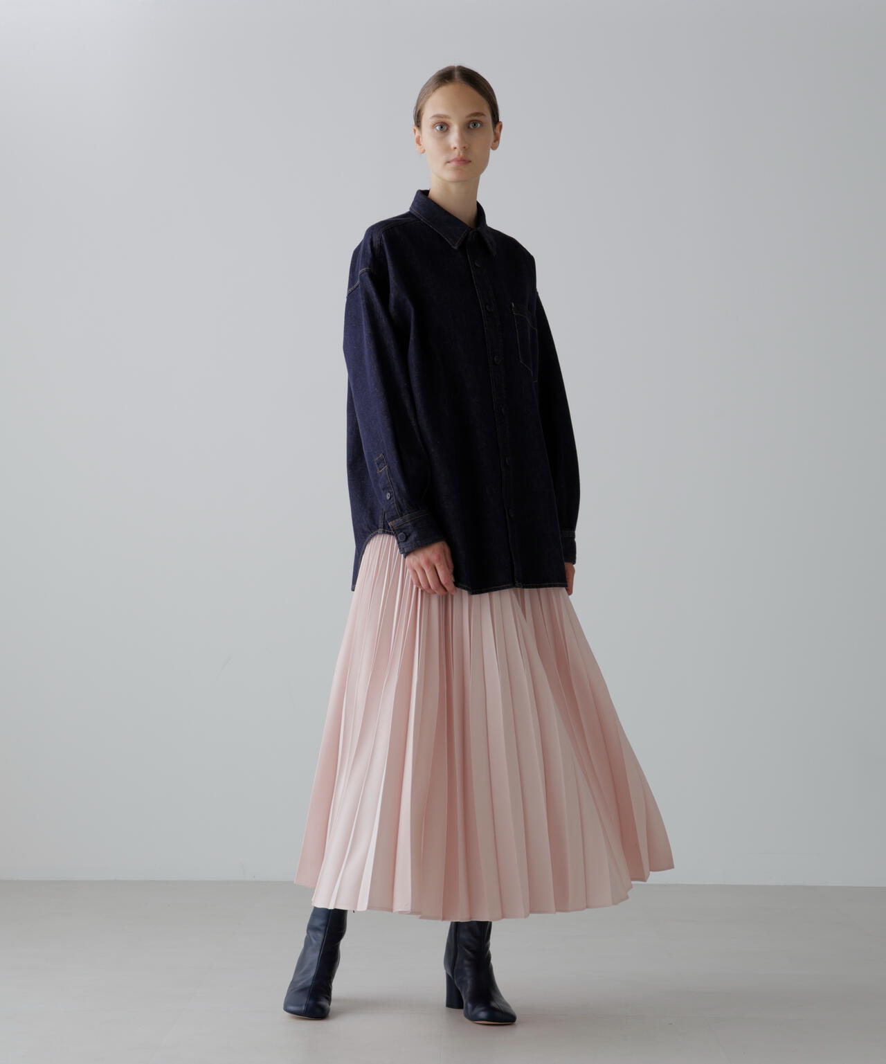 ストレッチジョーゼットスカート