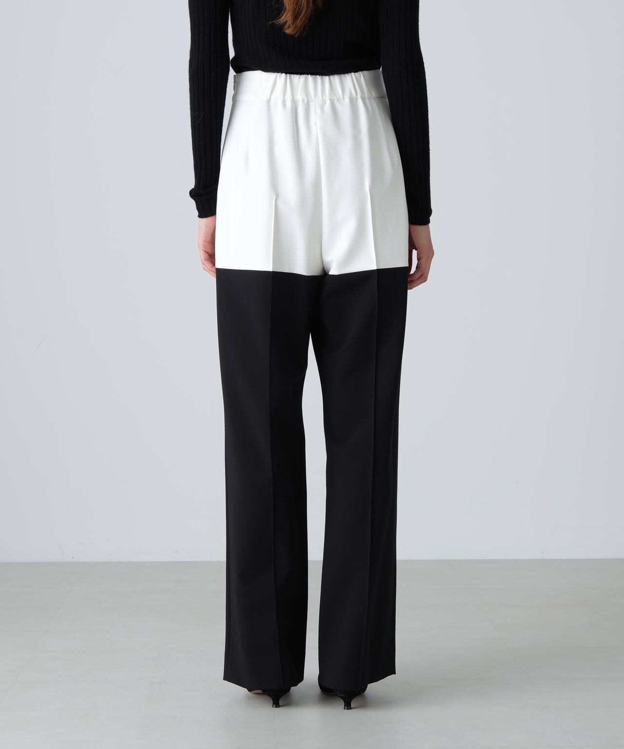 バイカラーWクロスパンツ