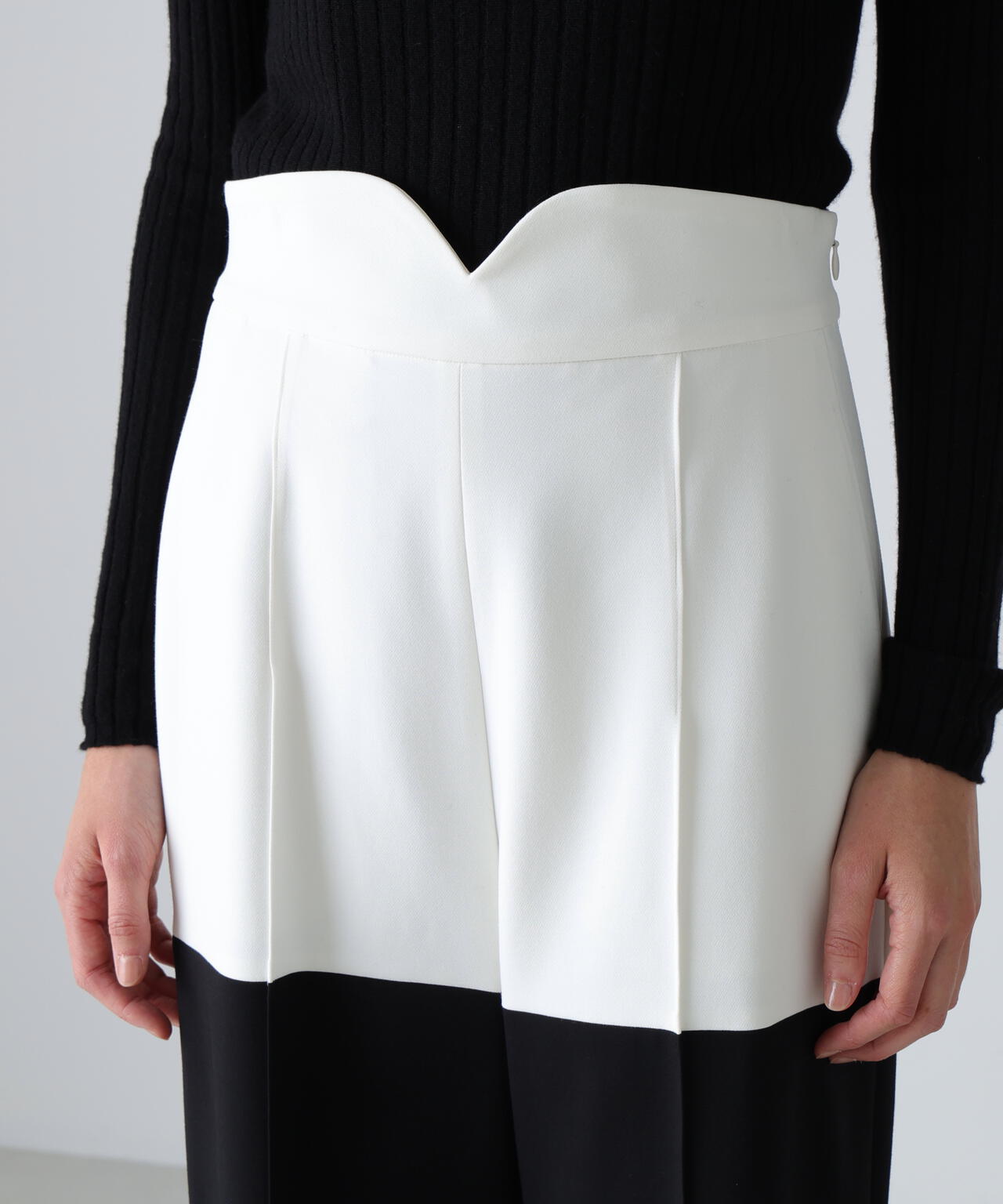 バイカラーWクロスパンツ