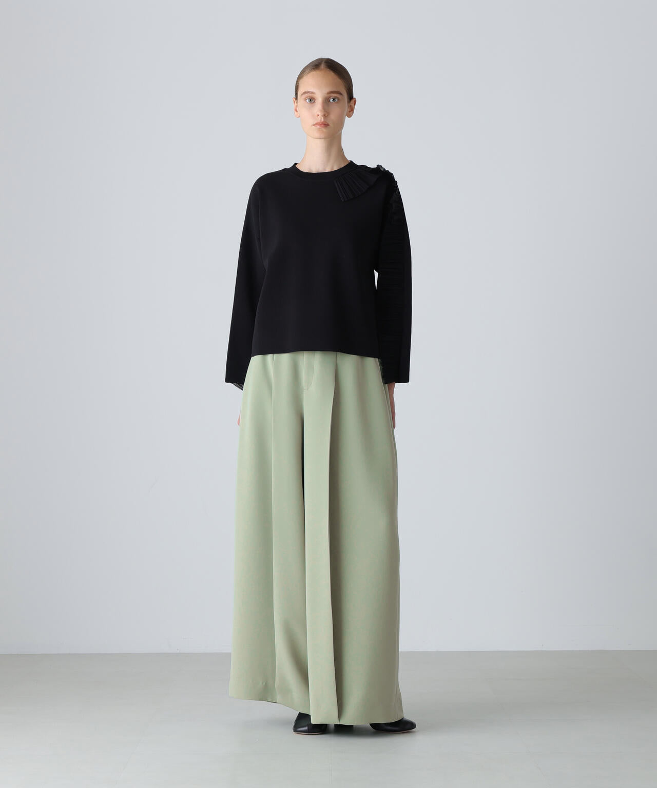 シルキーダブルクロスパンツ