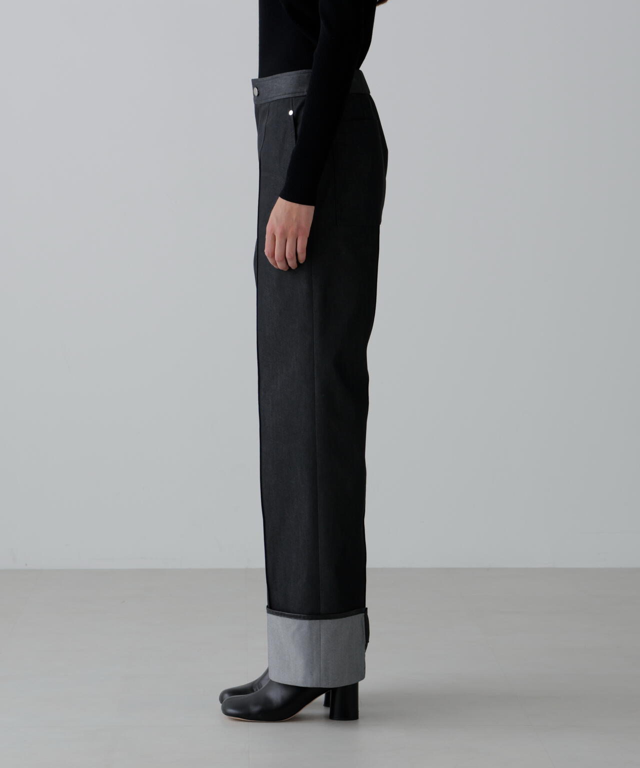 デニムライクストレッチパンツ