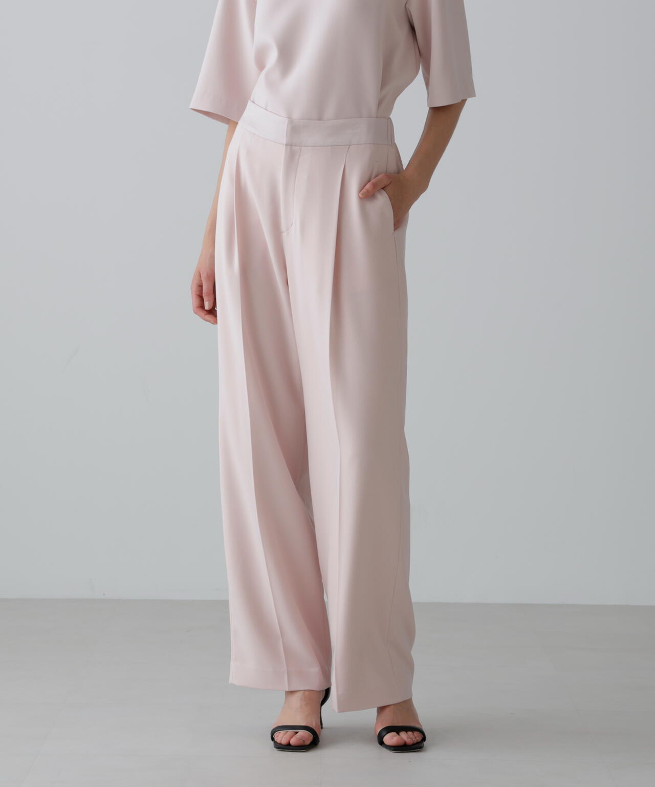 ストレッチジョーゼットパンツ