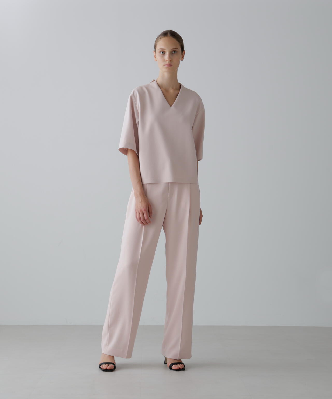 ストレッチジョーゼットパンツ