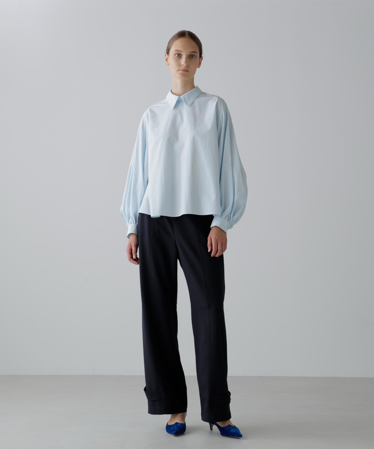 ウールギャバパンツ