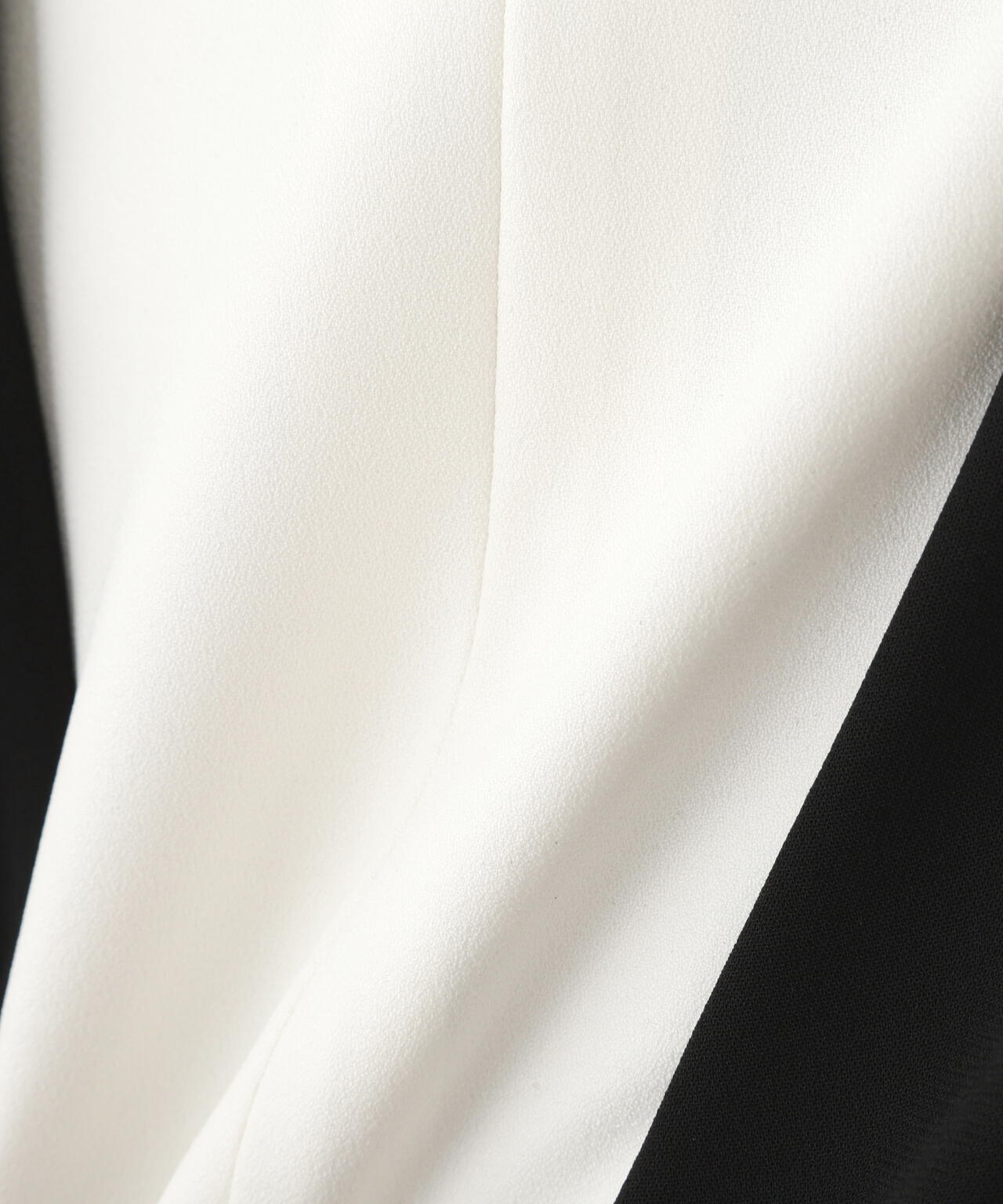 バイカラープリーツワンピース