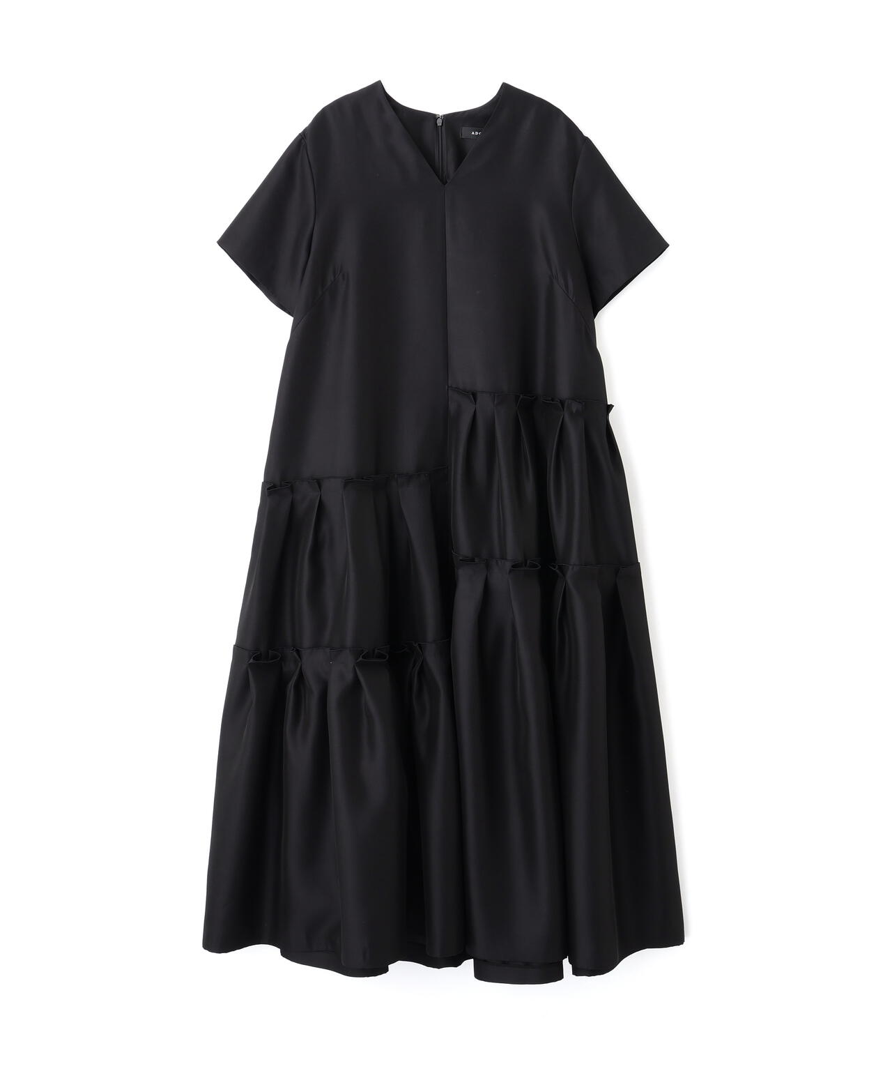<BLACK LABEL>シルクダブルクロスワンピース