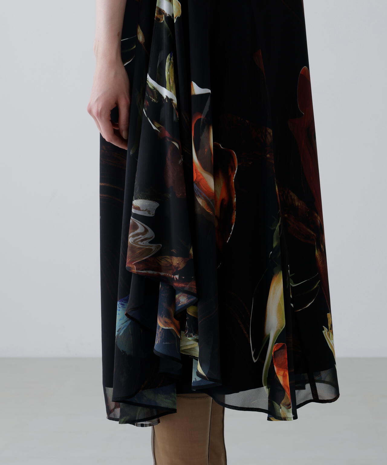 メルティングプリントワンピース