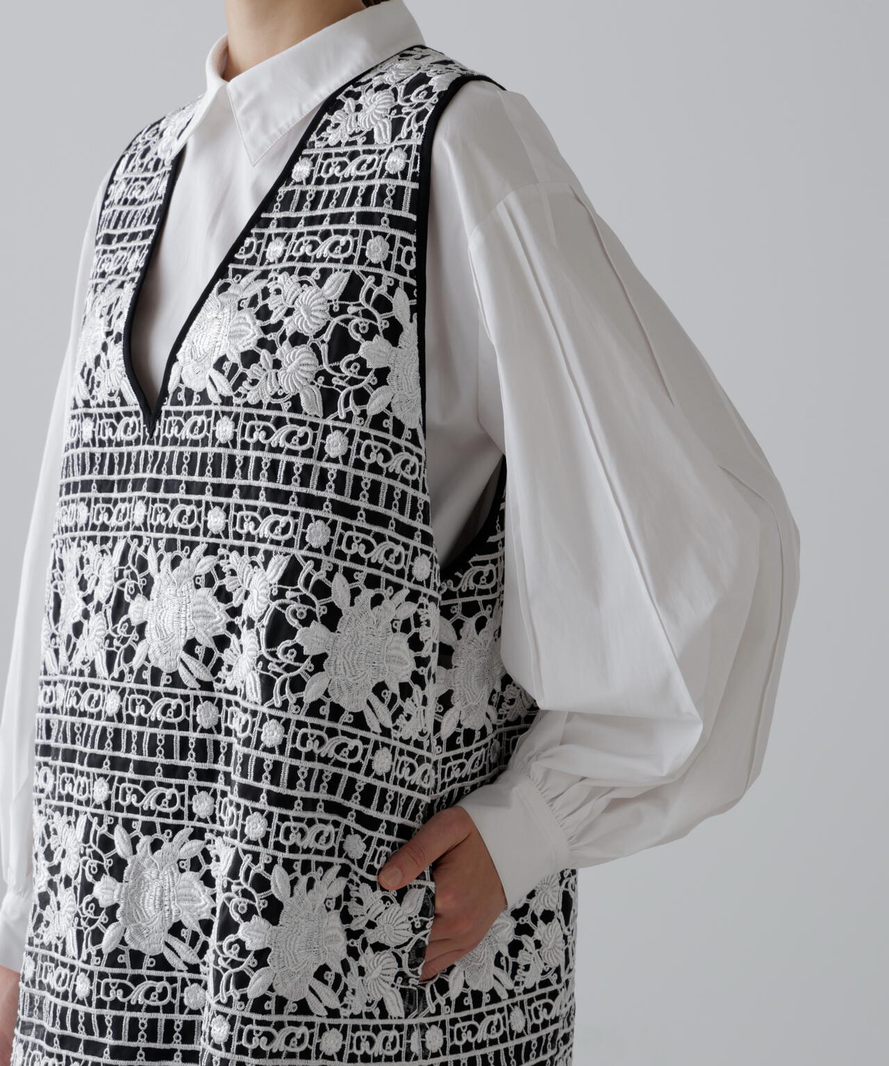 <20周年記念>リュクスオーナメントレースワンピース