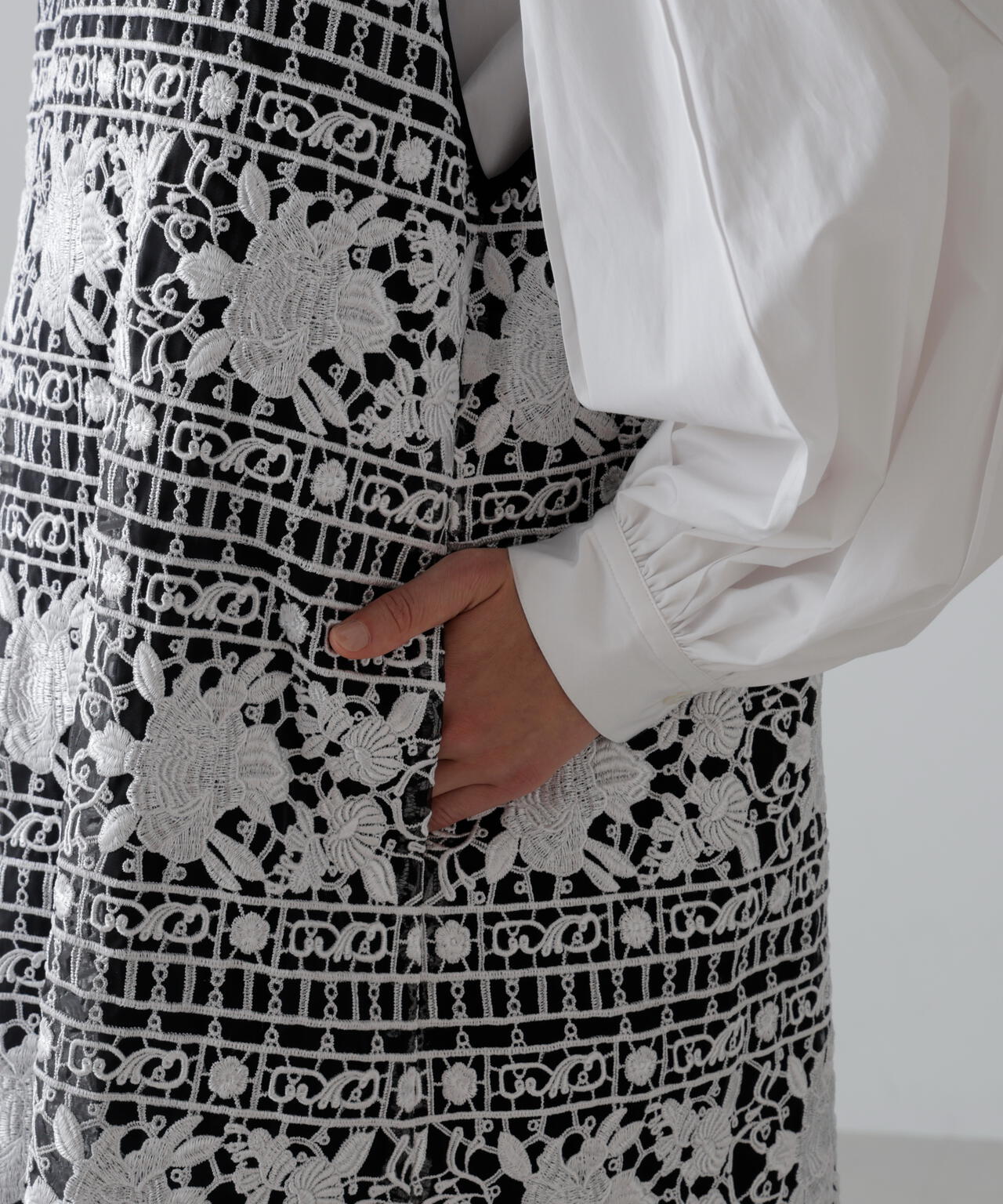 <20周年記念>リュクスオーナメントレースワンピース