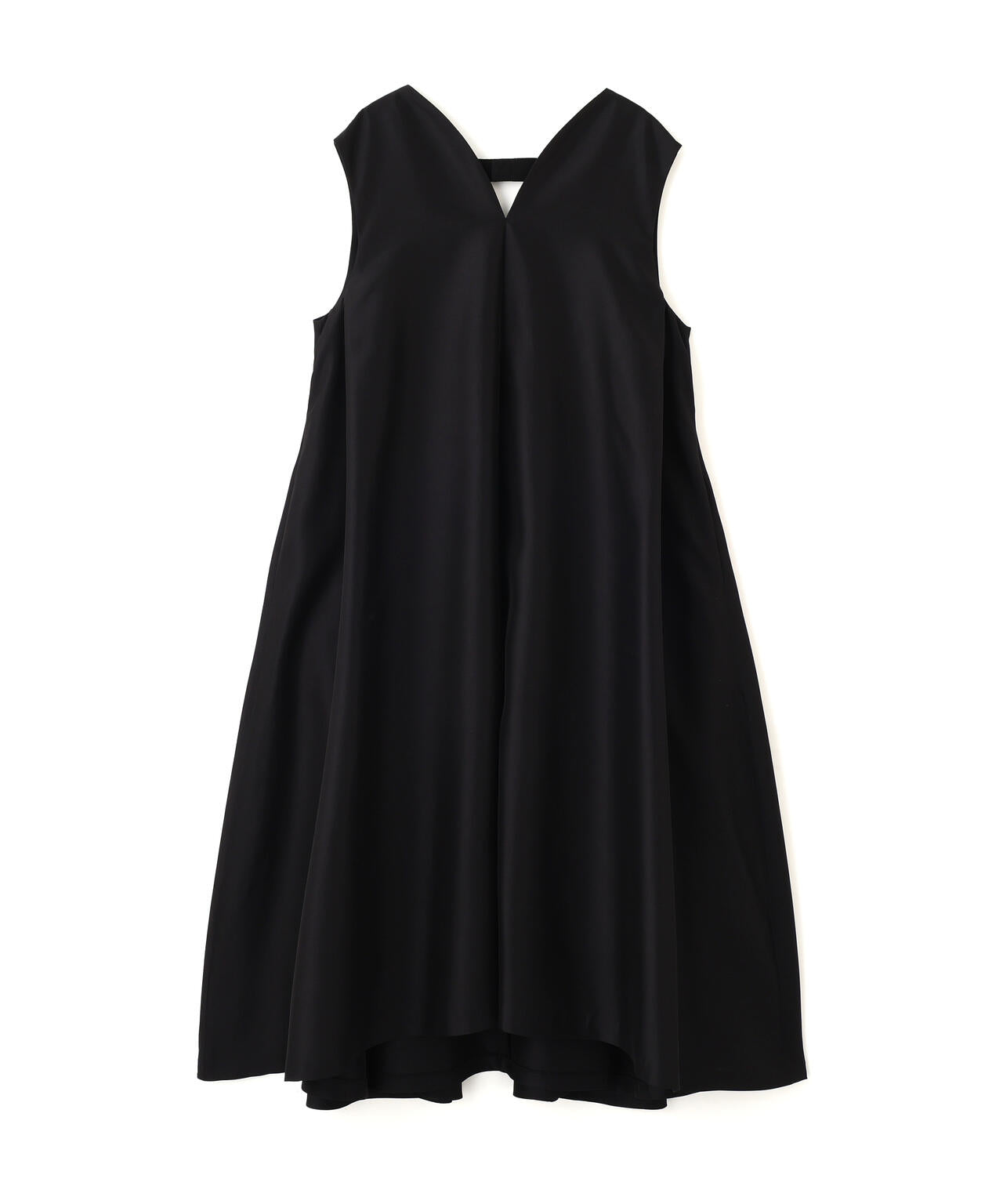 <BLACK LABEL>シルクダブルクロスノースリーブワンピース