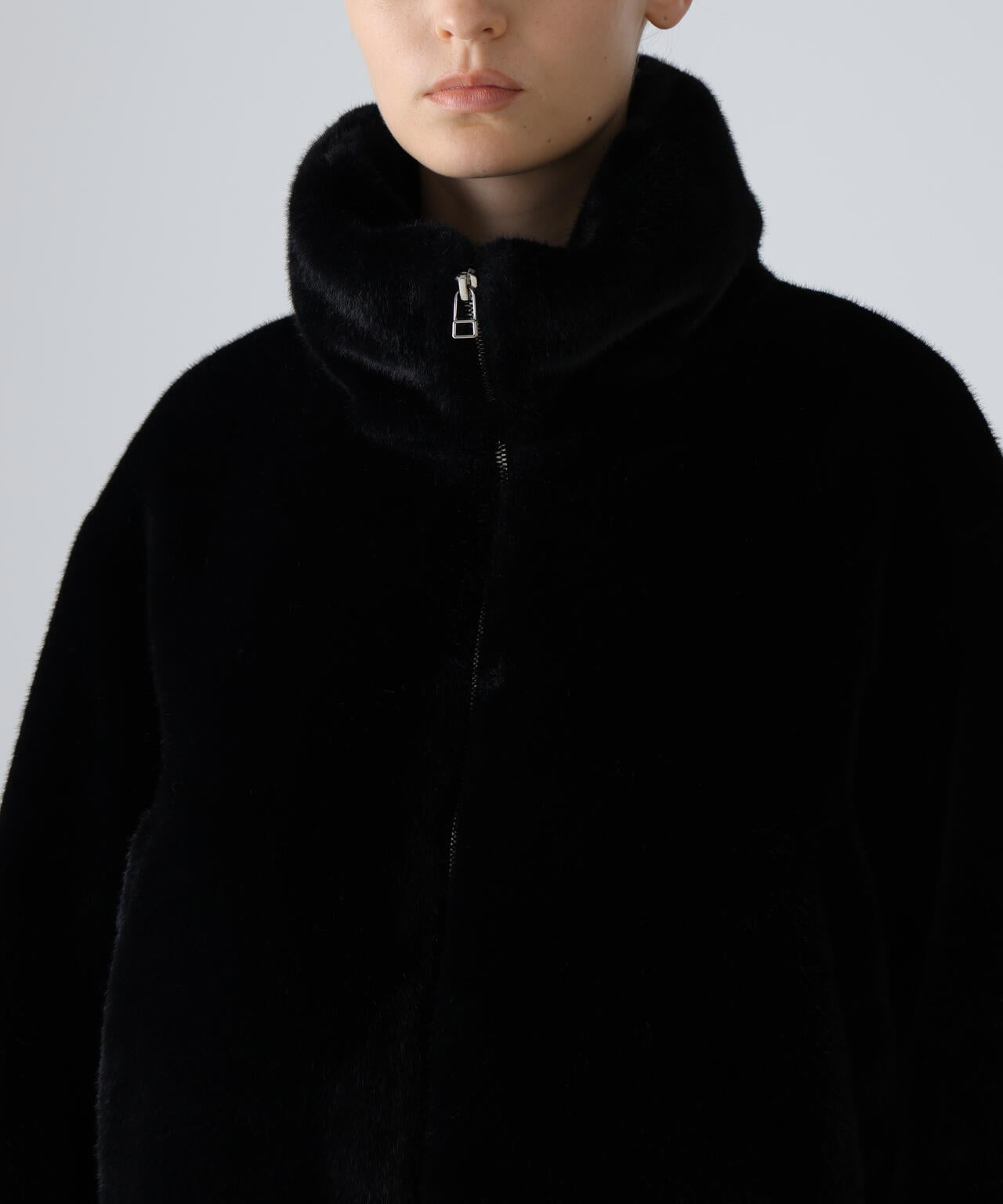 ファーコンビダウンジャケット