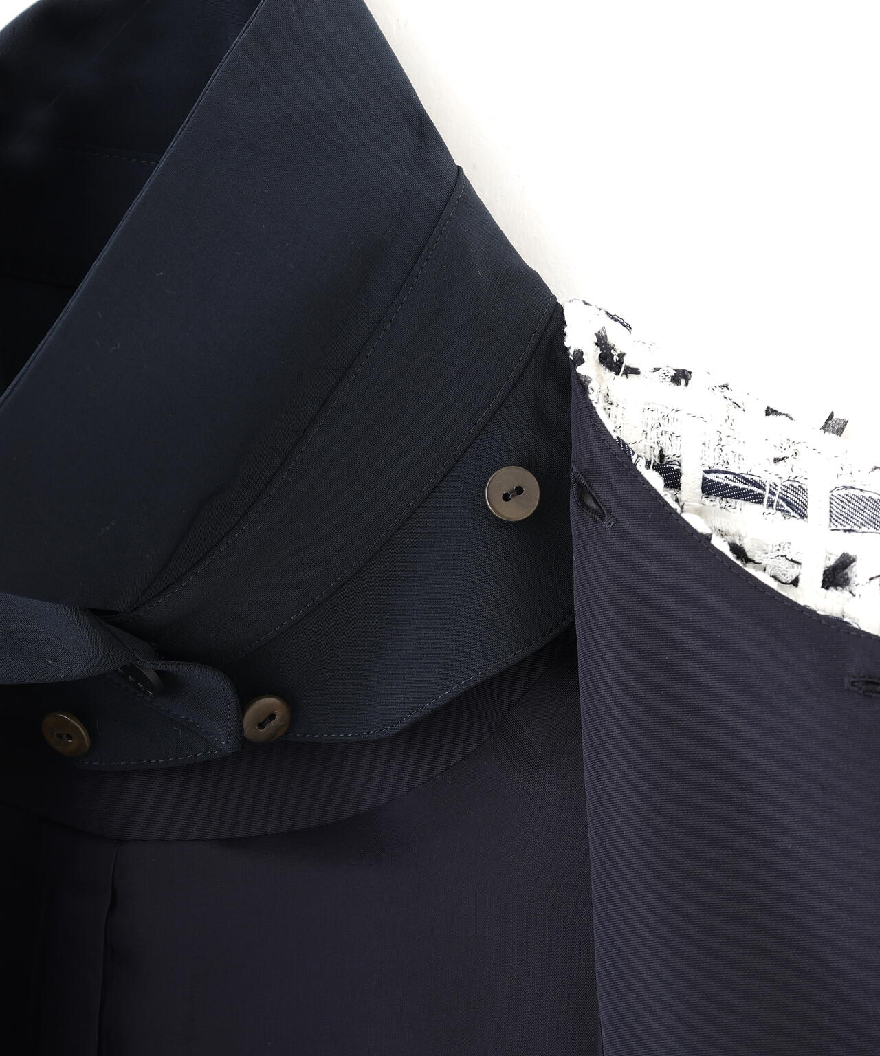 <BLACK LABEL>デニムツィードジレ