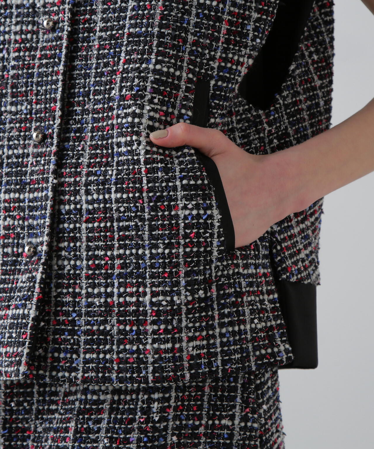 <20周年記念>トリコロールツィードジャケット