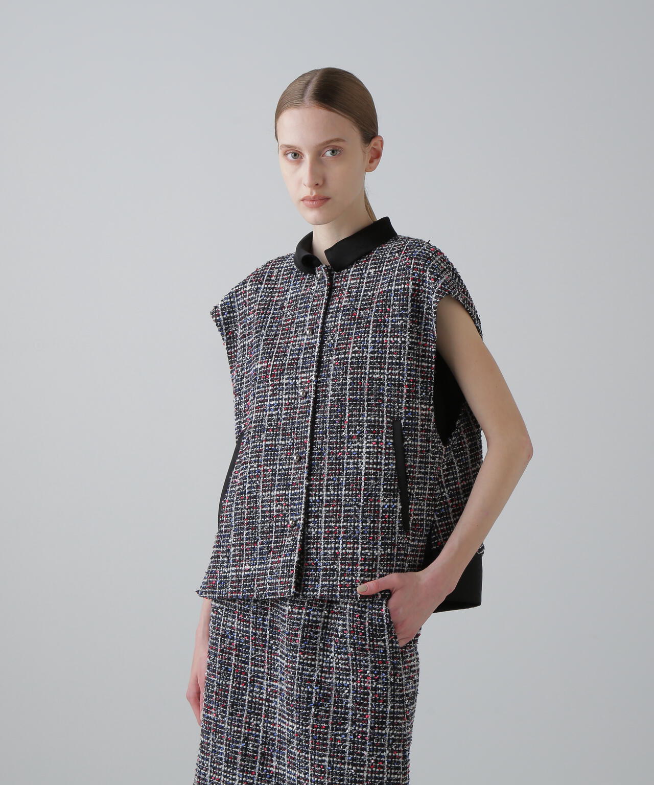 <20周年記念>トリコロールツィードジャケット