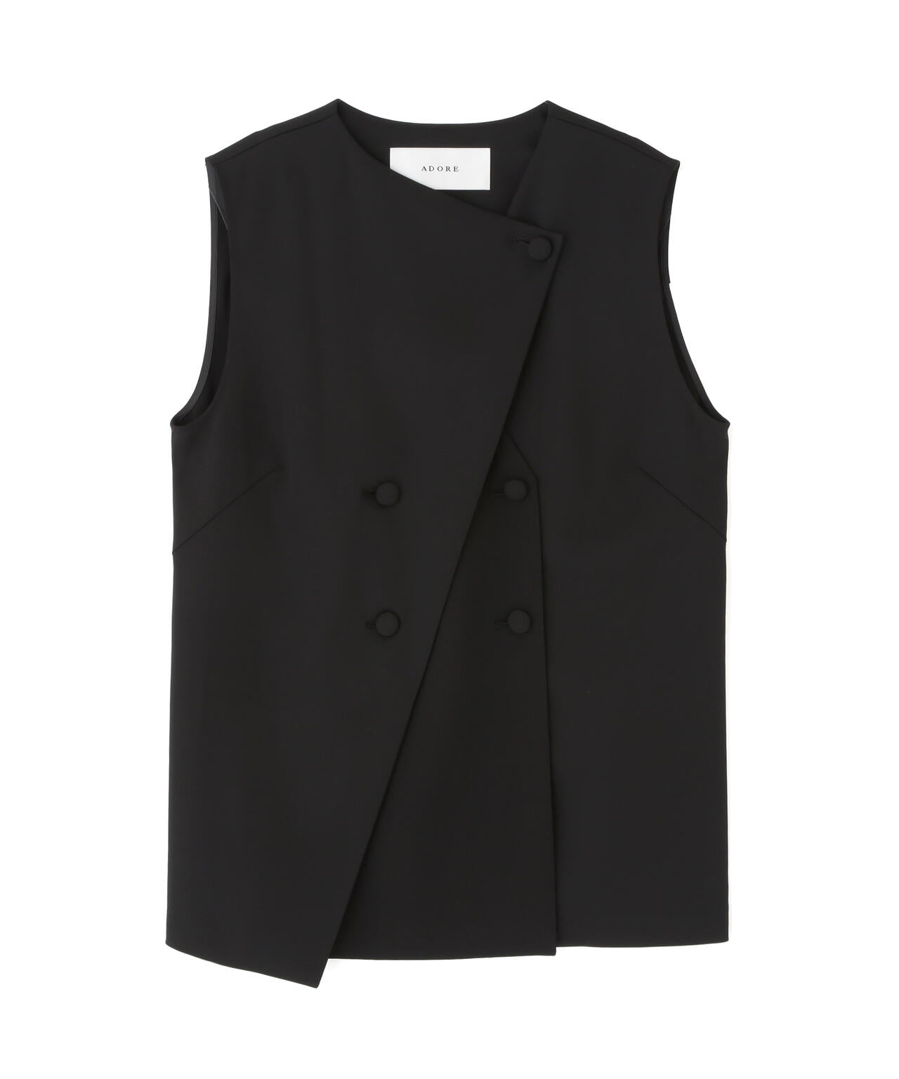 ストレッチダブルクロスジレ