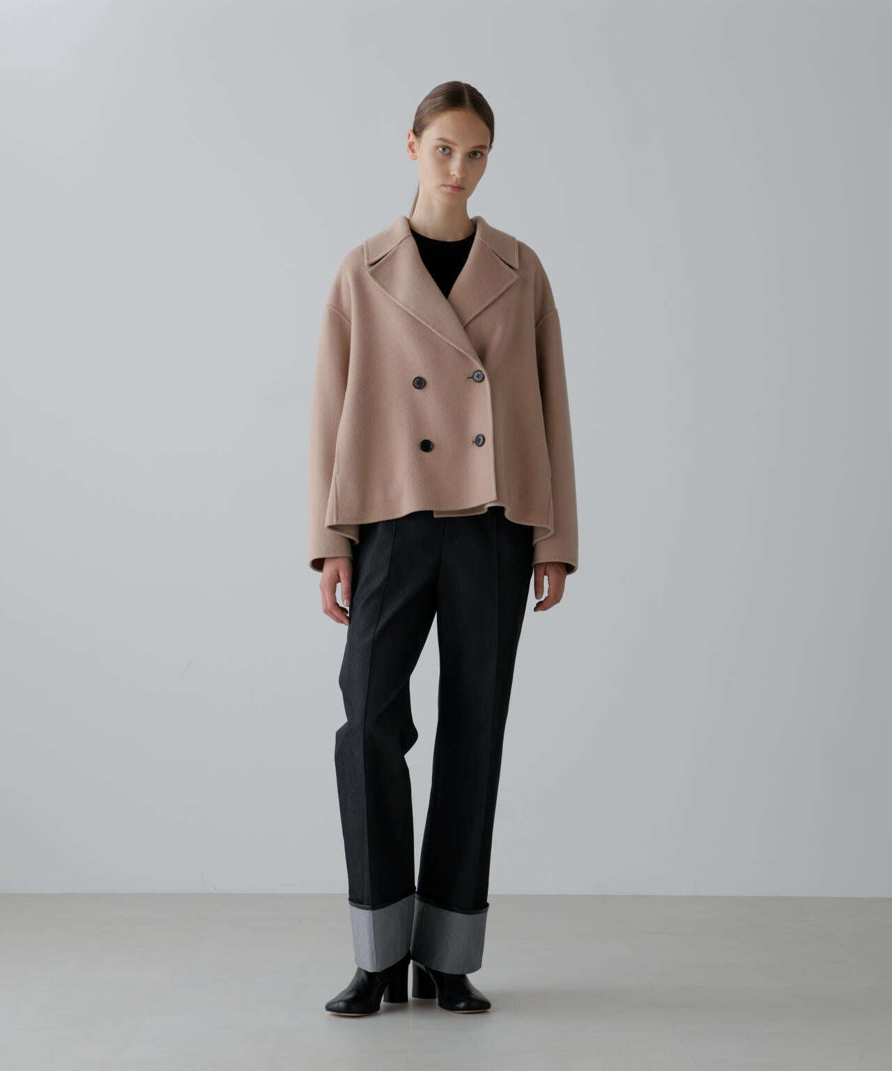 ソリッドウールリバージャケット