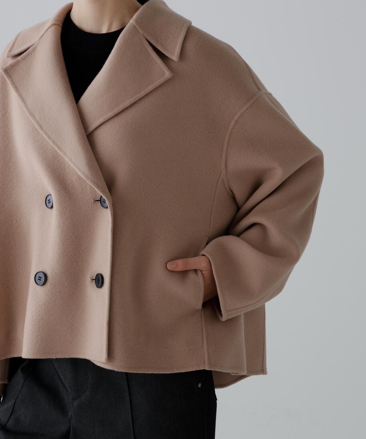 ソリッドウールリバージャケット