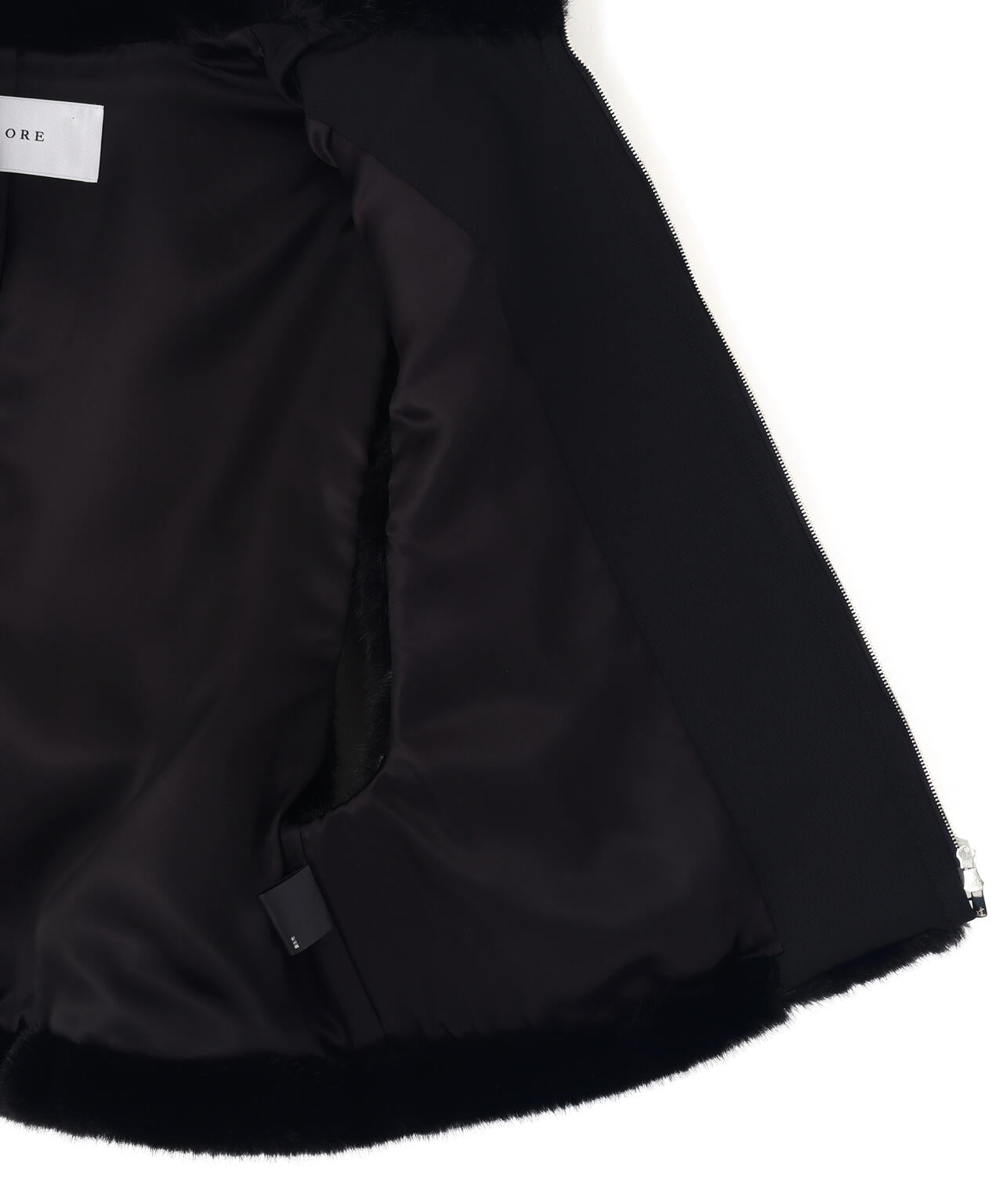 フェイクファーベスト