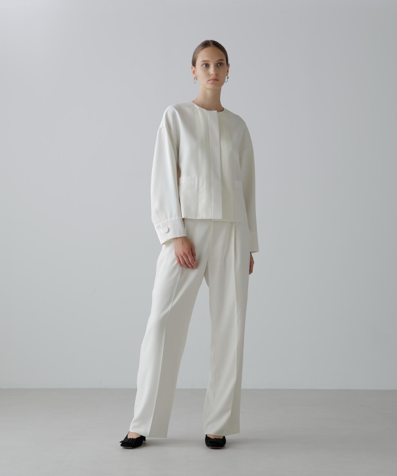 ストレッチジョーゼットジャケット