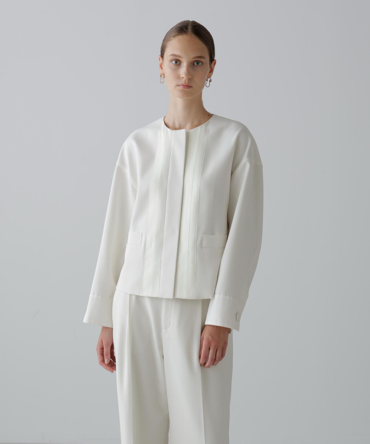 ストレッチジョーゼットジャケット