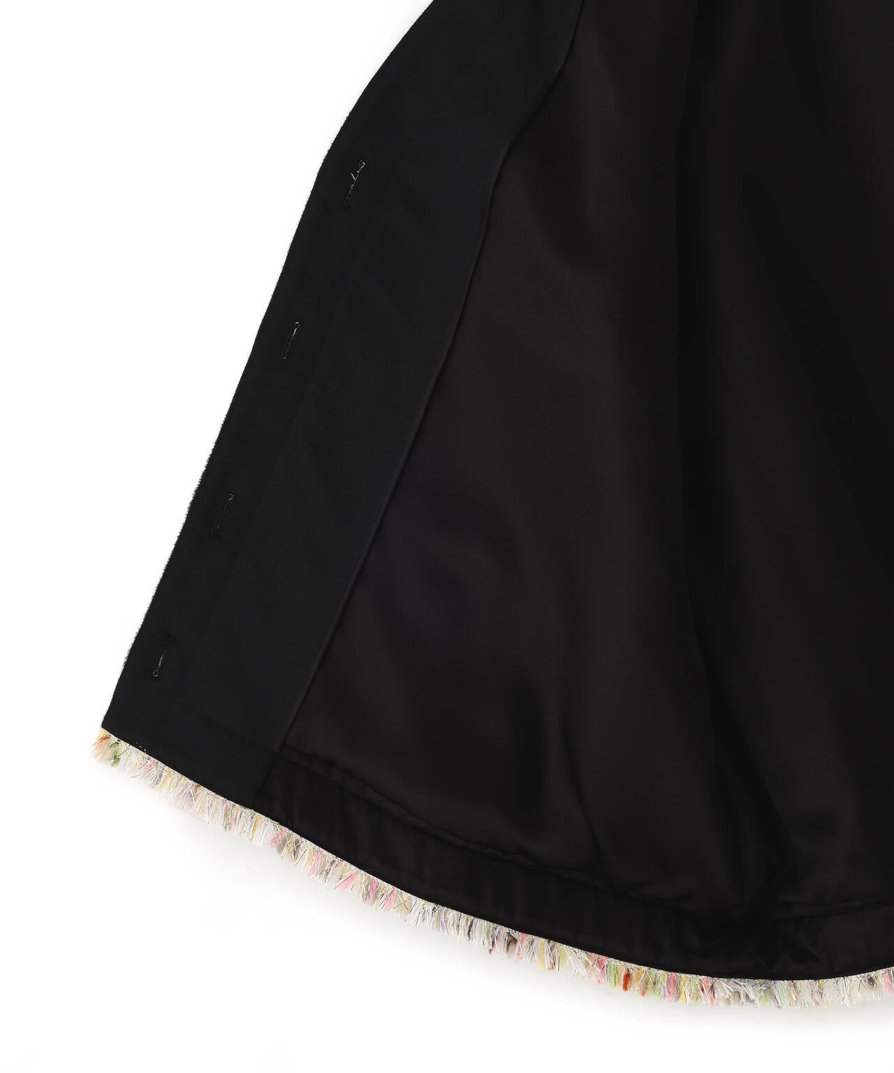 <BLACK LABEL>MALHIAパステルツイードポンチョジャケット
