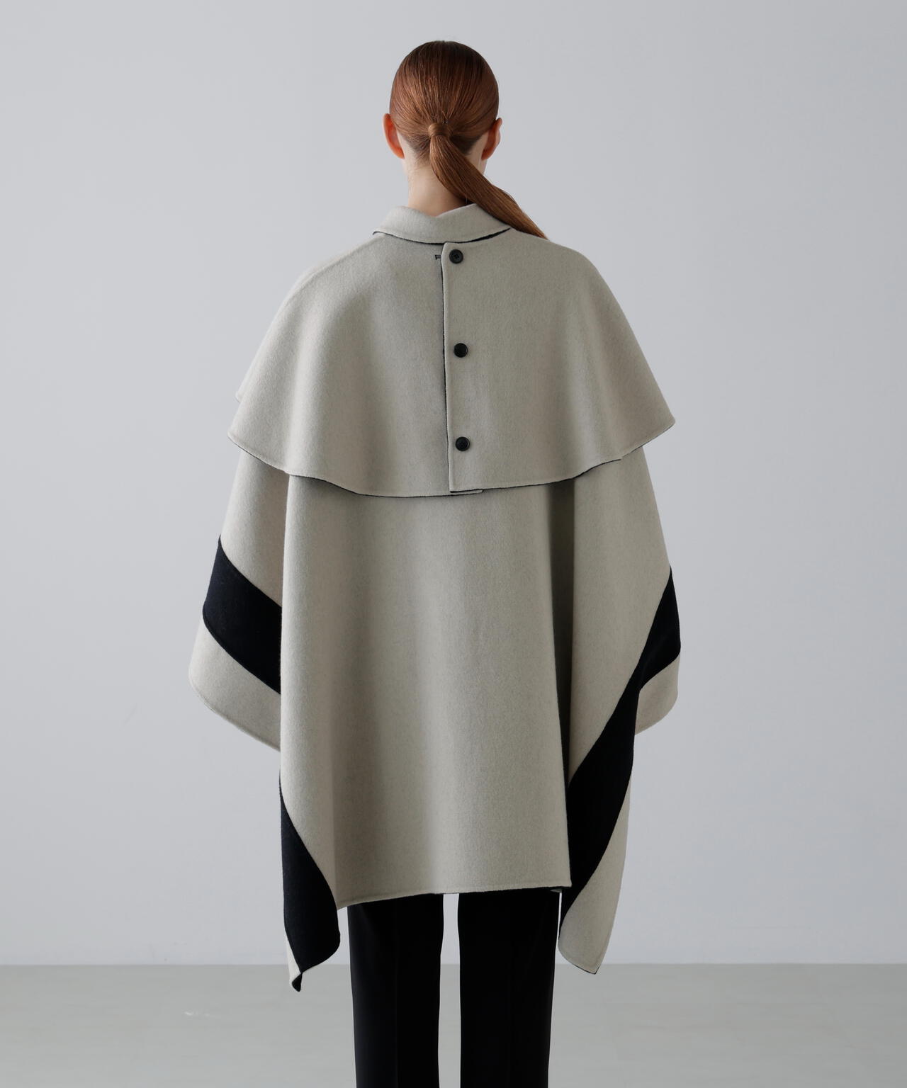 Ca混2TONEリバーケープコート