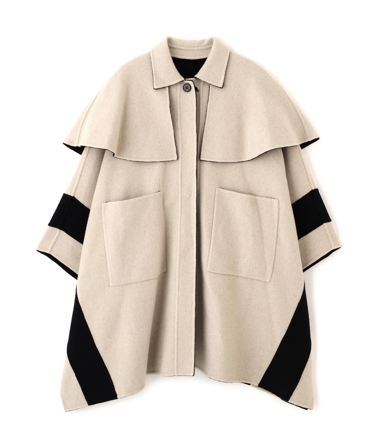 Ca混2TONEリバーケープコート