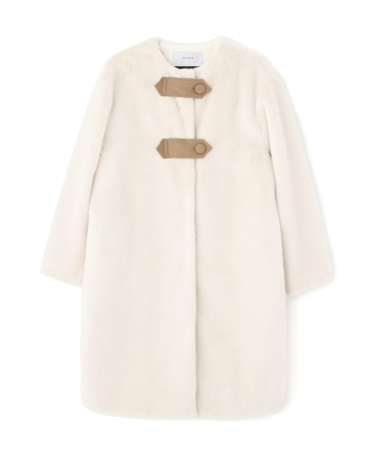 ファーコンビダウンコート