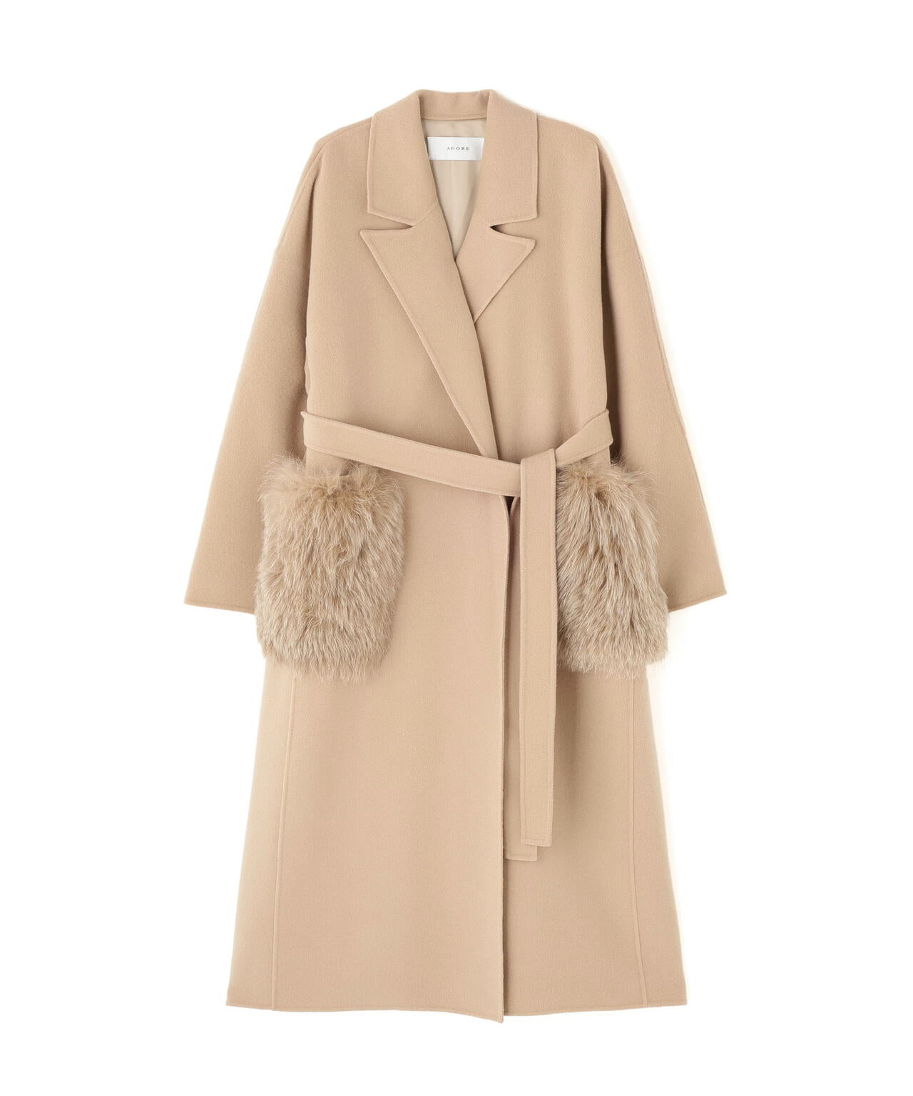 ソリッドウールリバーコート