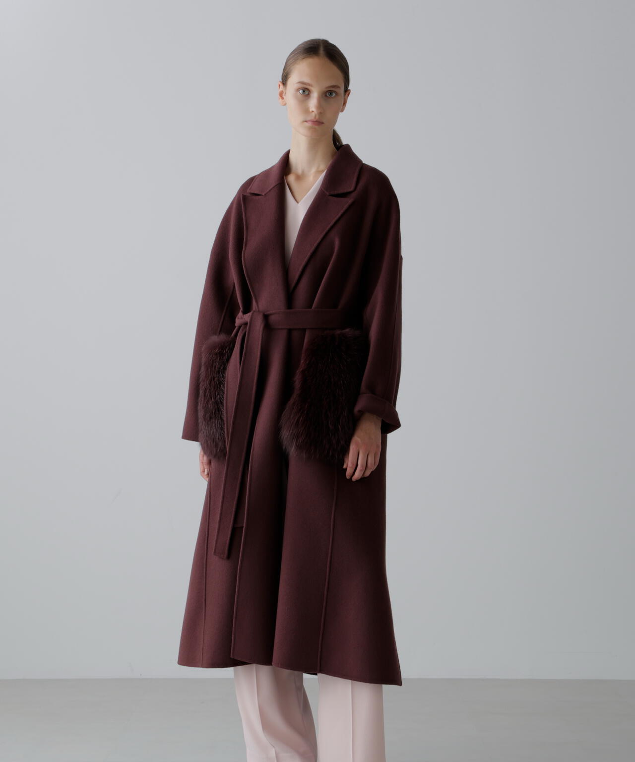 ソリッドウールリバーコート