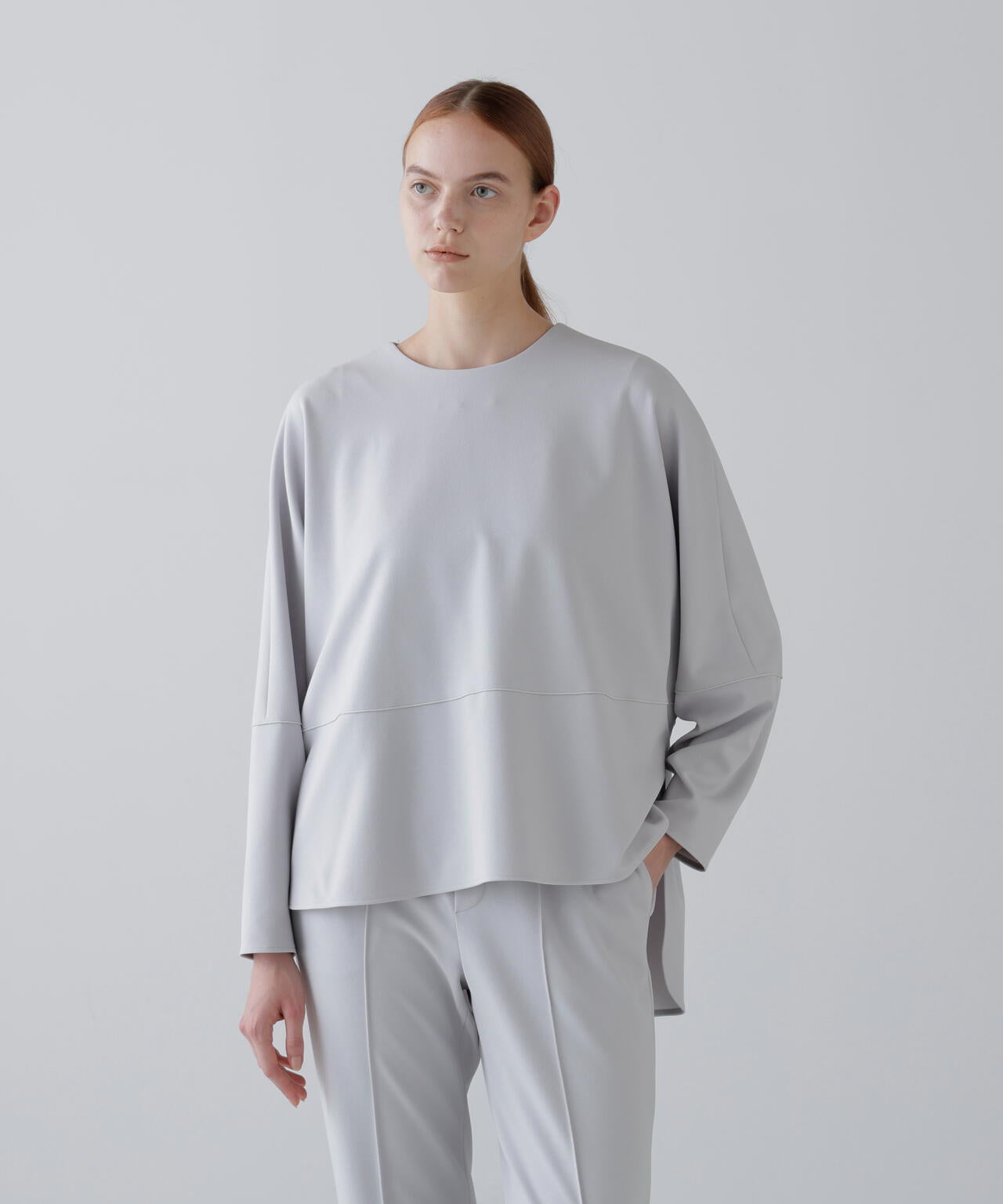 ジョーゼットジャージープルオーバー