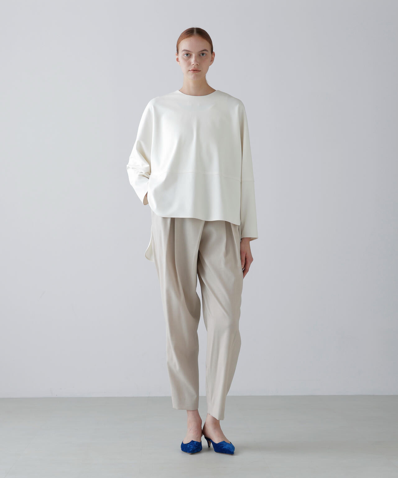 ジョーゼットジャージープルオーバー