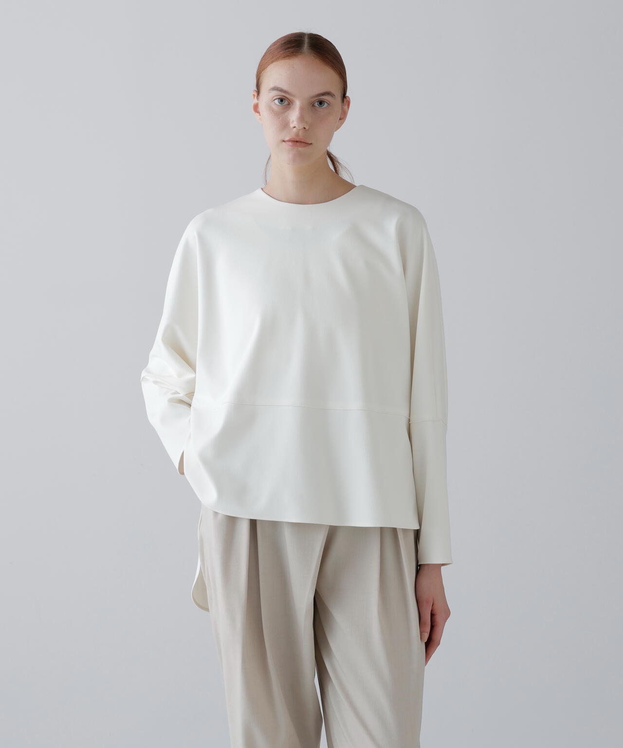 ジョーゼットジャージープルオーバー