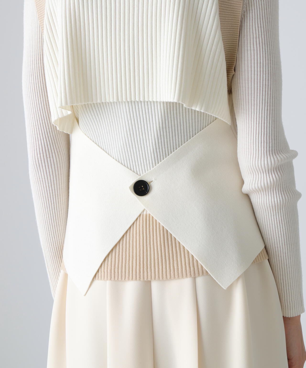 レイヤードニット