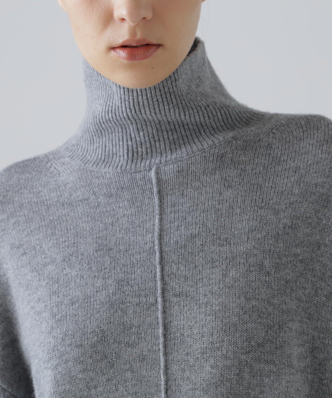 ウールカシミヤニットタートル