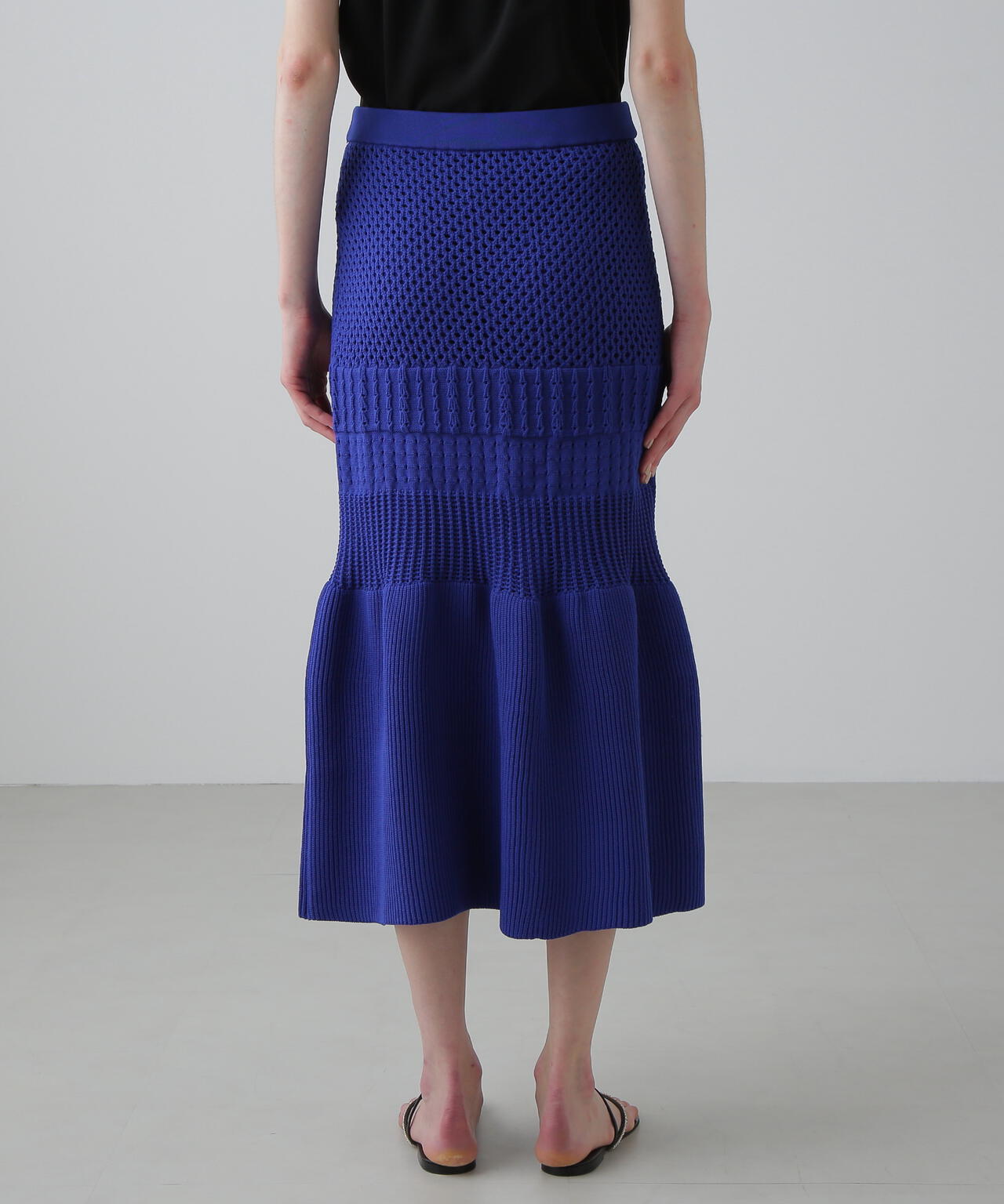 パターンニットスカート