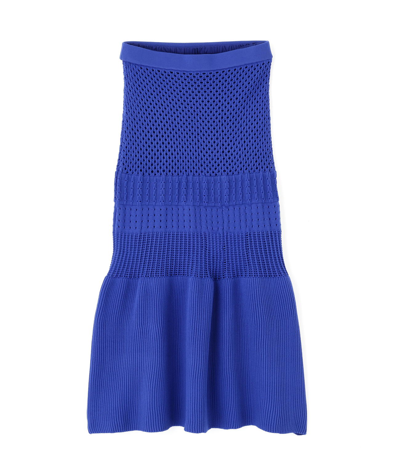 パターンニットスカート