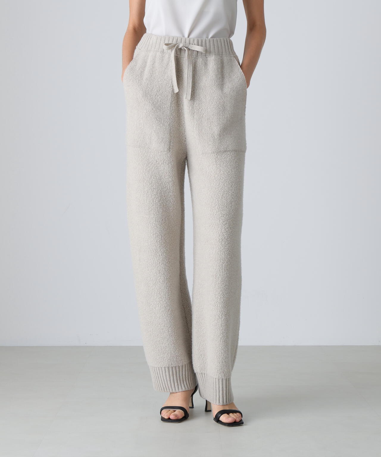 パイルニットパンツ