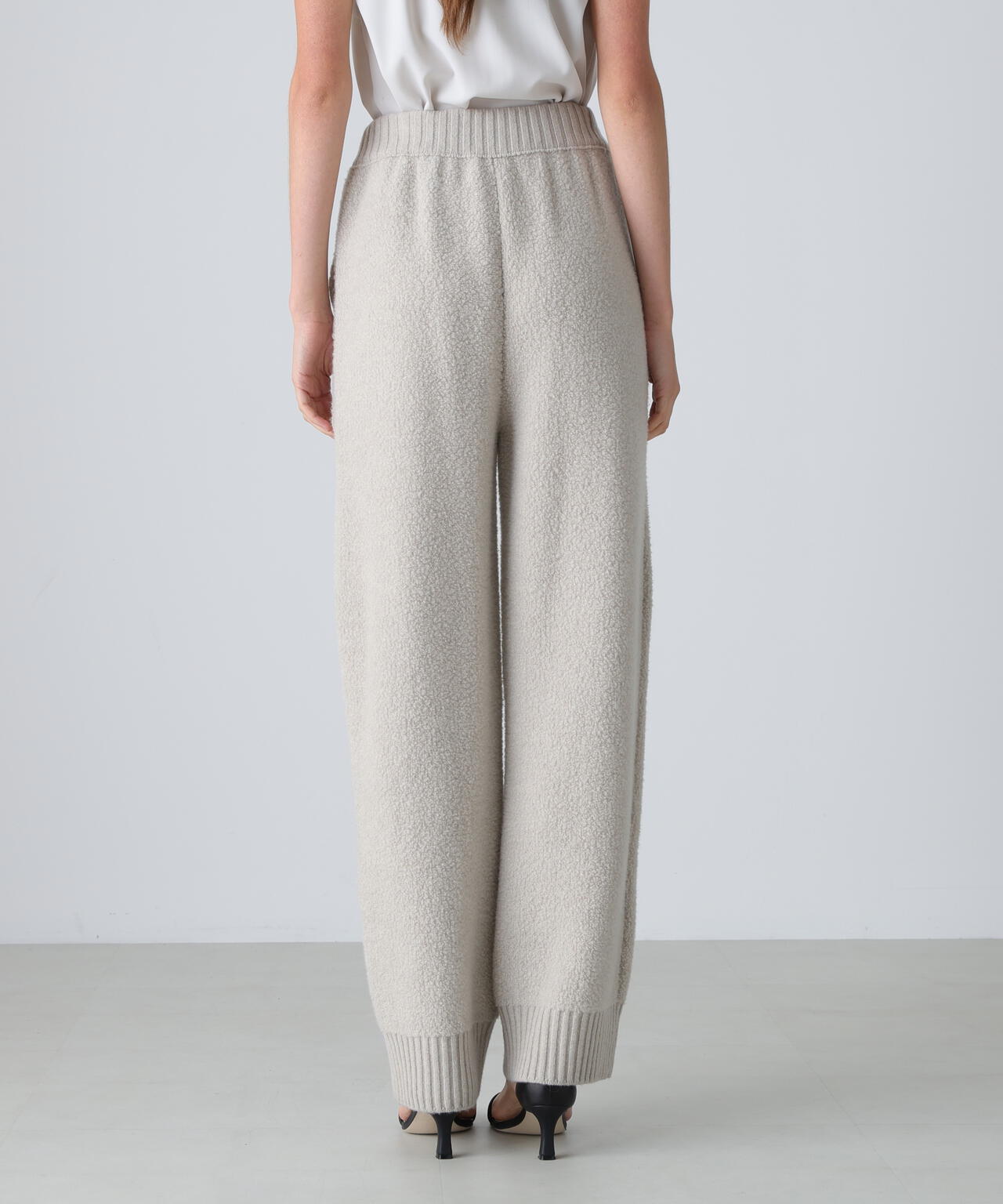 パイルニットパンツ