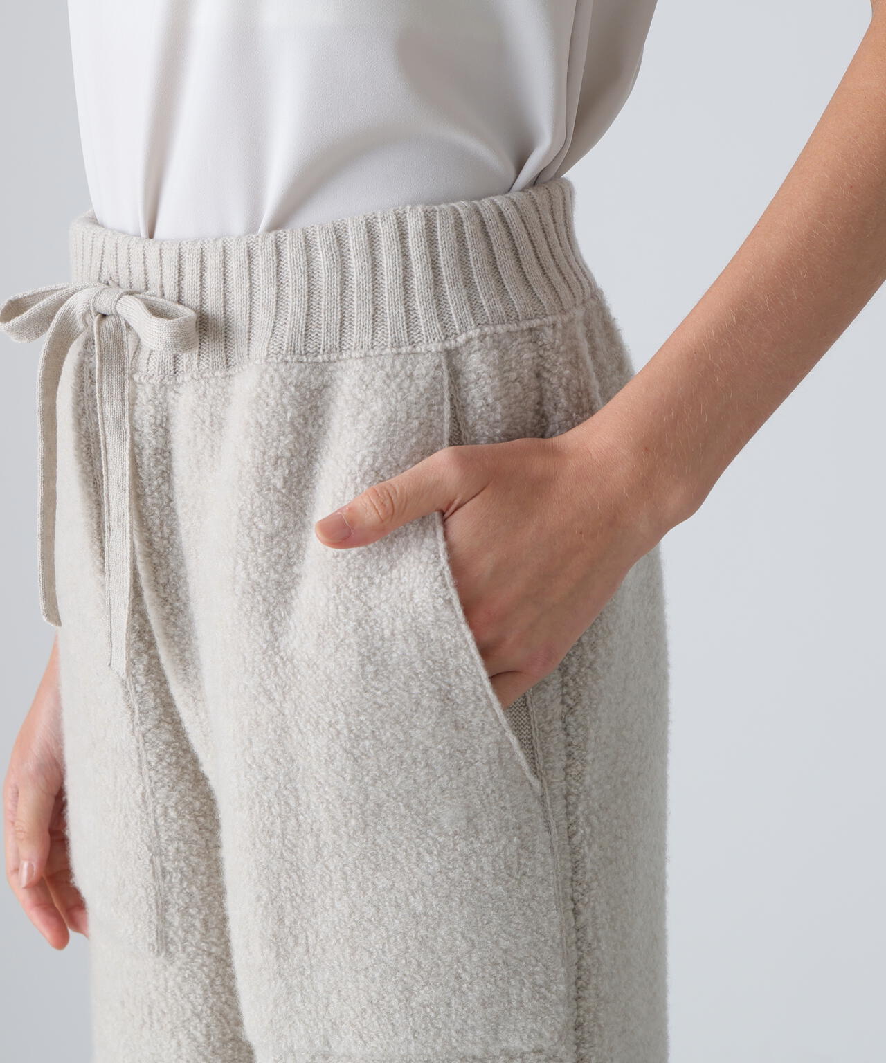 パイルニットパンツ