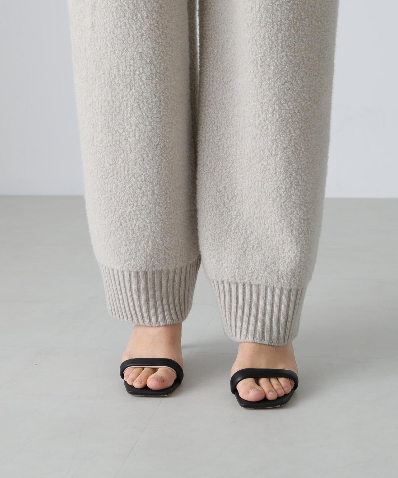 パイルニットパンツ