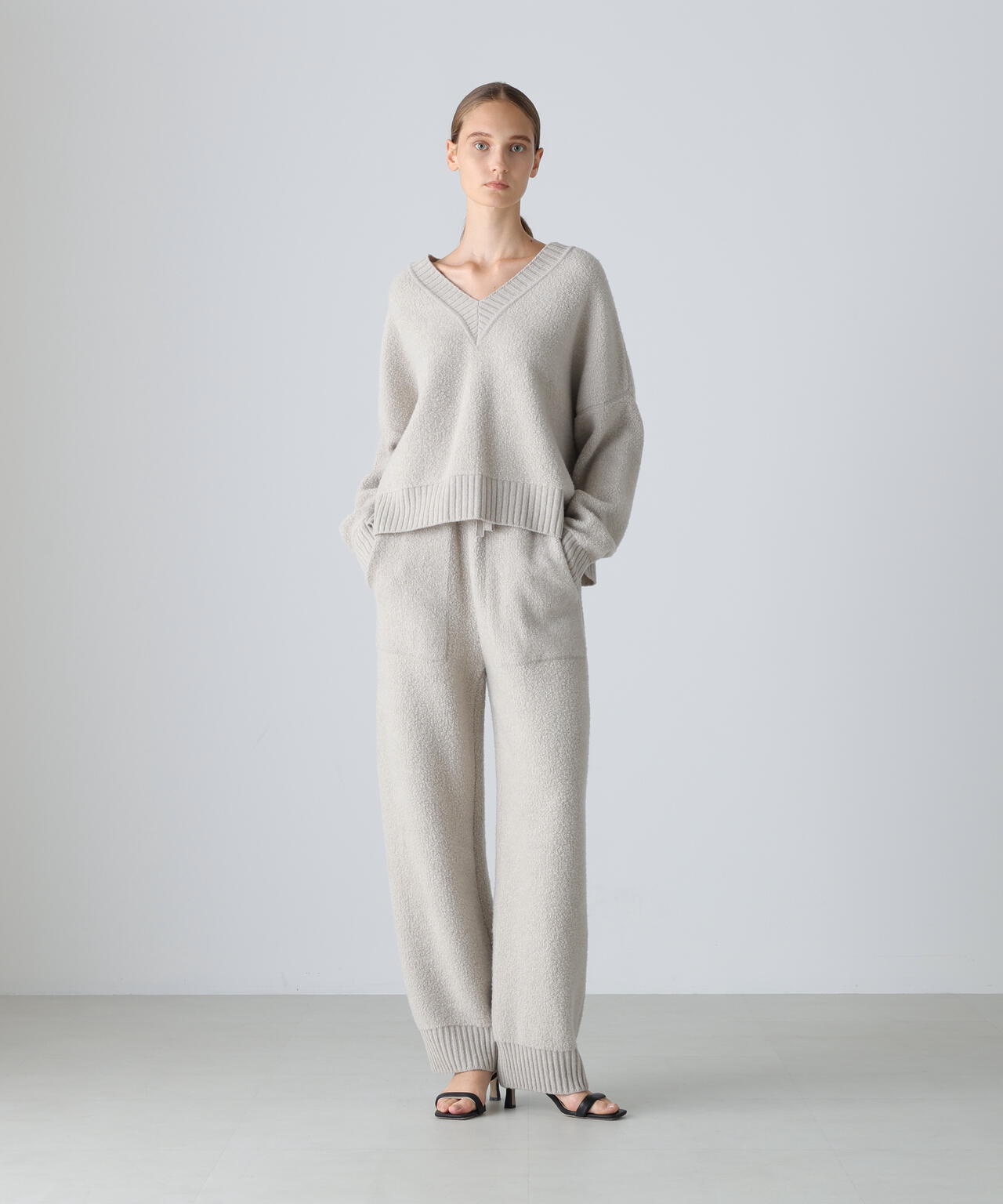 パイルニットパンツ