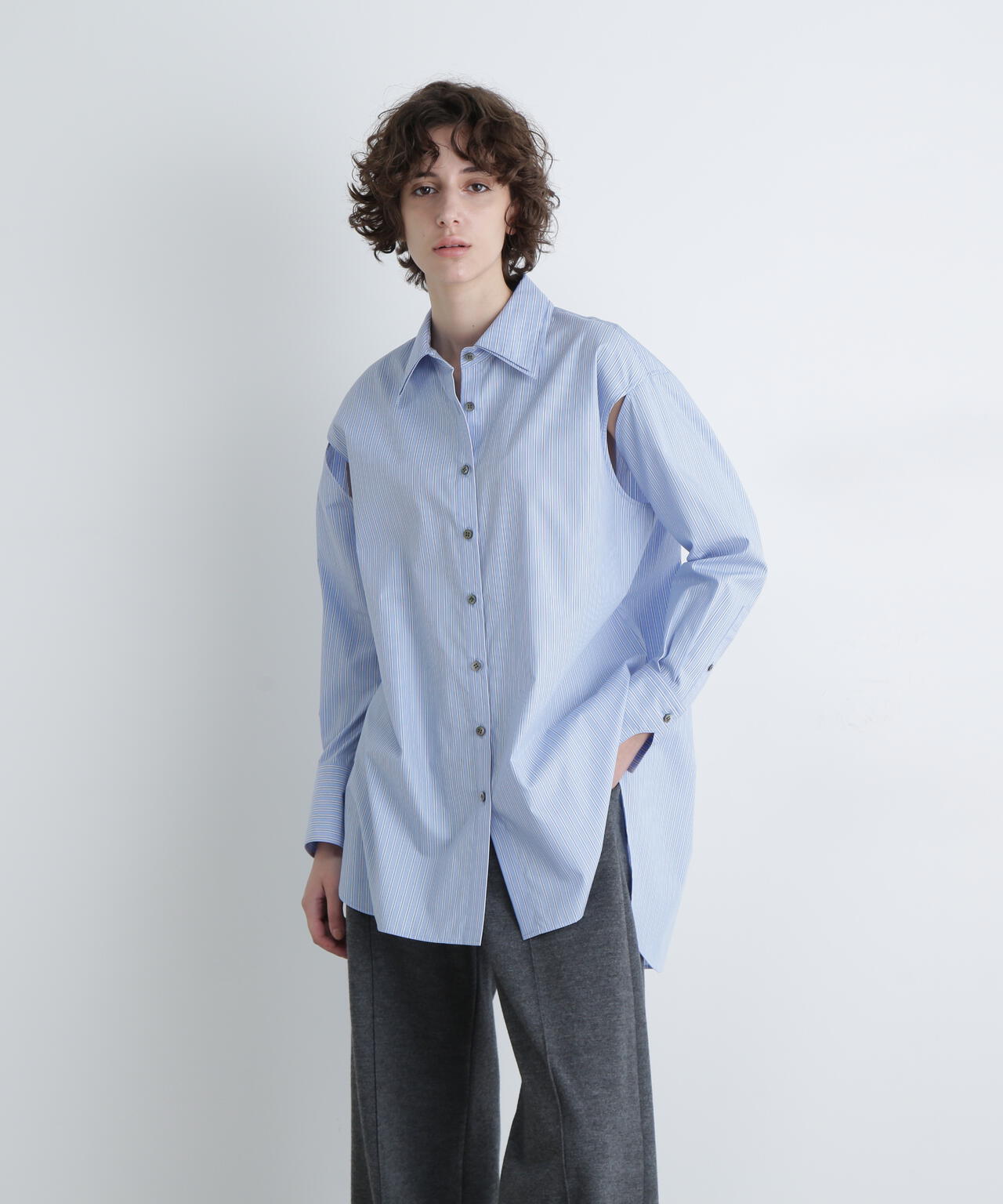 <UNiPH>クリアコットンブラウス